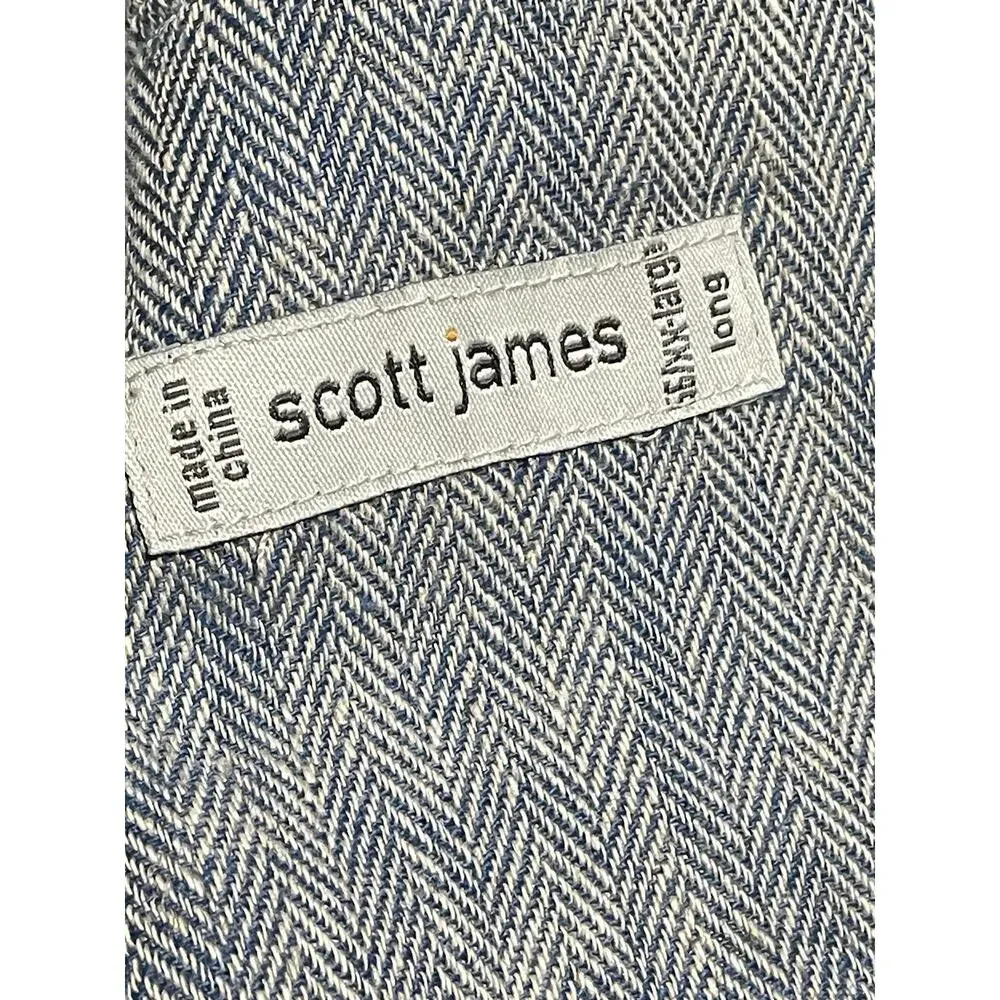 Scott James Adrian Blazer Blue Size 56 L XX-LARGE Long 3 Button 21x31”